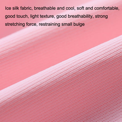 1 Pair XC-14 Riding Driving Sunscreen Anti-UV Fingerless Ice Silk Gloves, Style: Line (Pink)-garmade.com