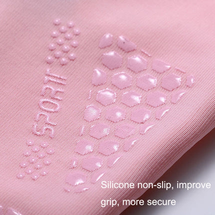 1 Pair XC-14 Riding Driving Sunscreen Anti-UV Fingerless Ice Silk Gloves, Style: Honeycomb (Pink)-garmade.com