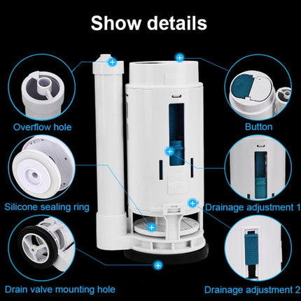 JD-006 Toilet Water Tank Inlet Valve Accessories Toilet Water Intake(Blue White)-garmade.com