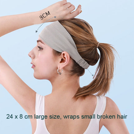 3 PCS Cold Feeling Sports Hairband Fitness Sweat-absorbing Belt(624 Hemp Gray)-garmade.com