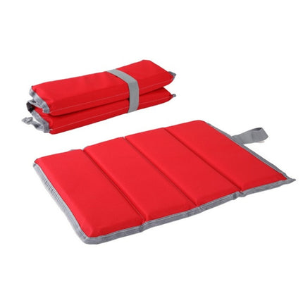 2 PCS Outdoor Waterproof and Moisture-proof Foldable Picnic Cushion(Red)-garmade.com