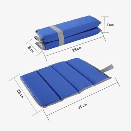 2 PCS Outdoor Waterproof and Moisture-proof Foldable Picnic Cushion(Purple)-garmade.com