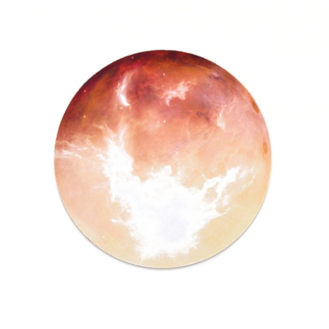 5 PCS Round Rubber Planet Mouse Pad(Mars)-garmade.com