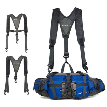 BP-VISION Outdoor Sports Backpack Shoulder Strap, Color: With Chest Buckle-garmade.com