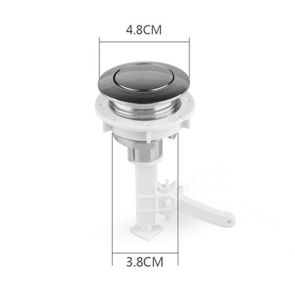 Toilet Tank Stainless Steel Spring Single and Double Buttons, Spec: 1 Button 38mm-garmade.com
