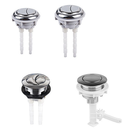 Toilet Tank Stainless Steel Spring Single and Double Buttons, Spec: 2 Buttons 38mm-garmade.com