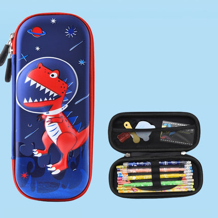 Uime EVA 3D Multi-compartment Pencil Case Stationery Box Children School Supplies(Red Dinosaur)-garmade.com