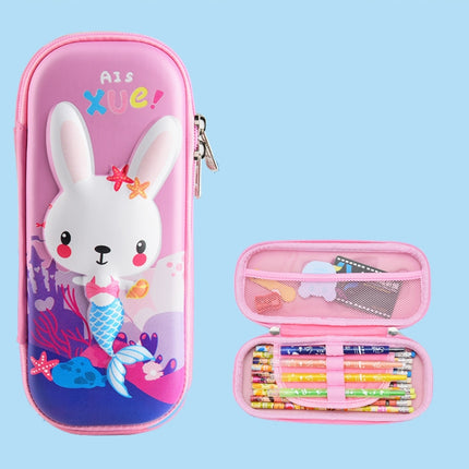 Uime EVA 3D Multi-compartment Pencil Case Stationery Box Children School Supplies(Mermaid)-garmade.com