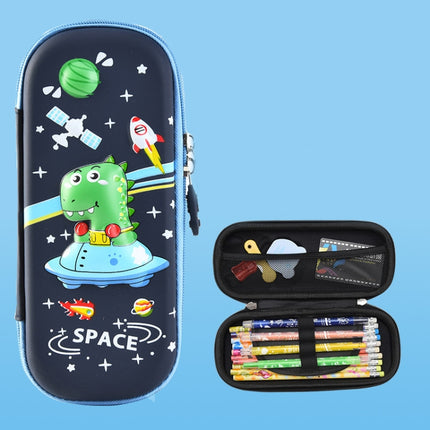 Uime EVA 3D Multi-compartment Pencil Case Stationery Box Children School Supplies( Baby Dragon)-garmade.com