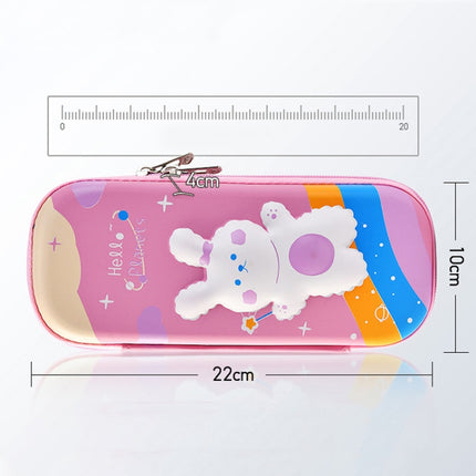 Uime EVA 3D Multi-compartment Pencil Case Stationery Box Children School Supplies(Lunar Rabbit)-garmade.com