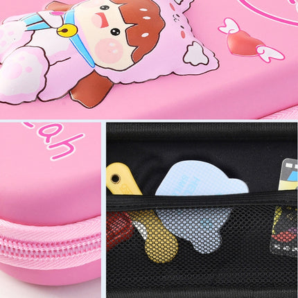 Uime EVA 3D Multi-compartment Pencil Case Stationery Box Children School Supplies(Kitten)-garmade.com