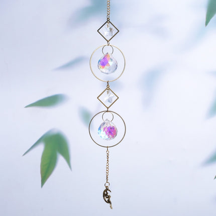 5 PCS Sun Star Moon Garden Crystal Ornament(No. 1)-garmade.com
