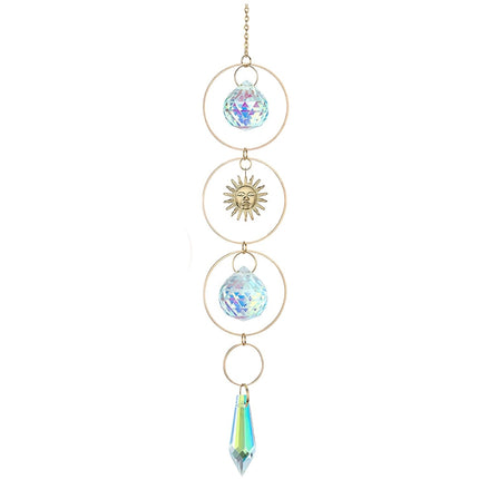 5 PCS Sun Star Moon Garden Crystal Ornament(No. 2)-garmade.com
