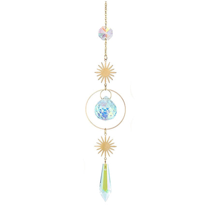5 PCS Sun Star Moon Garden Crystal Ornament(No. 4)-garmade.com