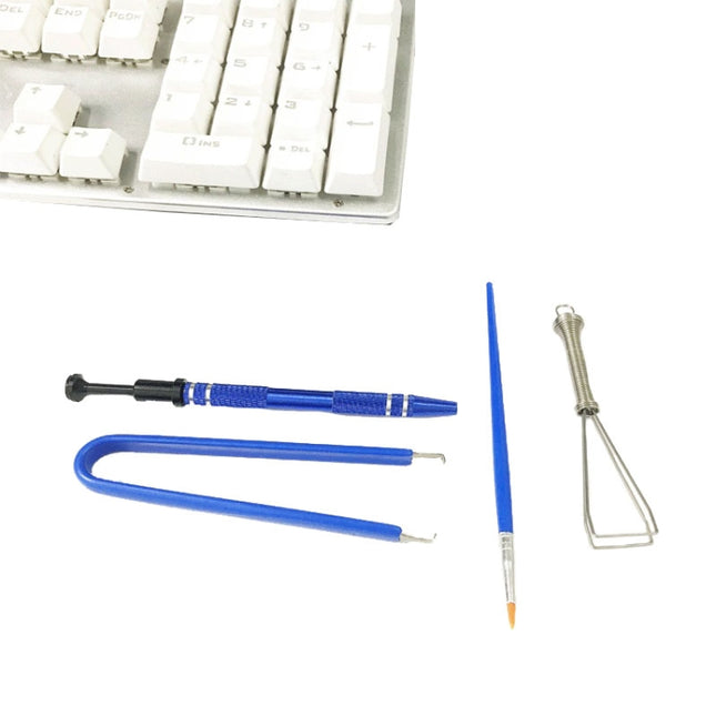 4 In 1 Mechanical Keyboard Keycap Extractor Switch Test Shaft Wire Cleaning Kit-garmade.com
