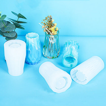 D720 Drop Plastic Mold Vase Silicone Mold(02)-garmade.com