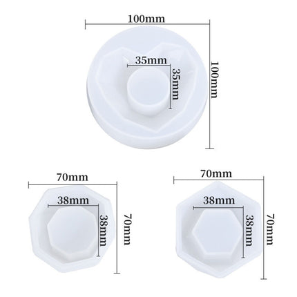 DIY Crystal Drop Glue Silicone Mold For Making Fragrant Candle Pot(249-1)-garmade.com