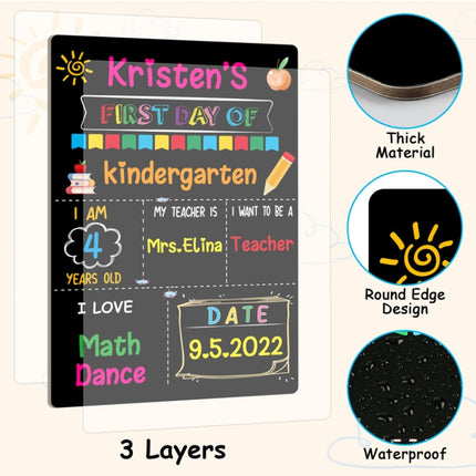 Children Graduation Photo Hanging Crafts Blackboard Message Board-garmade.com