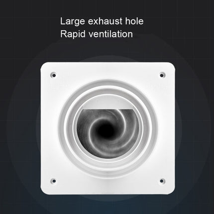 A100 Bathroom Check Valve Exhaust Pipe Ventilation Check Valve(Expansion Screw+Aluminum Foil Tape)-garmade.com
