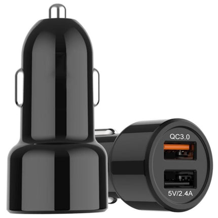 IBD321-Q3 Universal Fireproof Mobile Phone Car Charger, Model: QC3.0+2.4A-garmade.com