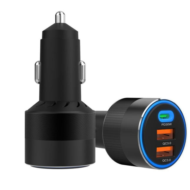 IBD353 Multifunctional Flame Retardant Car Phone Charger, Model: 2UC 66W-garmade.com