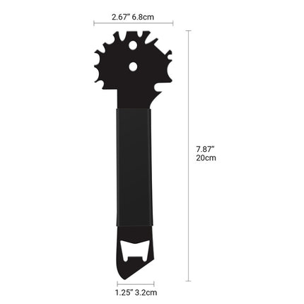 Grill Scraper Fits Any Grilling Grate or Griddle With Bottle Opener-garmade.com