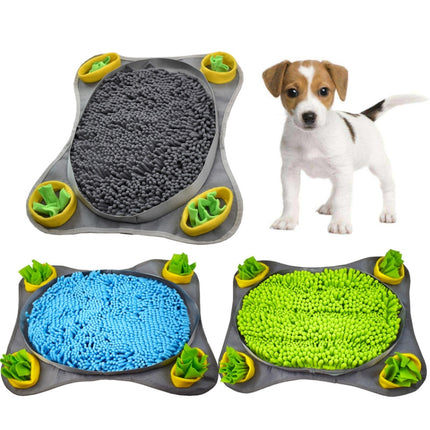 Exercise Dog Nose Smell Ability To Eliminate Anxiety Pet Smelling Pads, Size: 56x38cm(Grey)-garmade.com