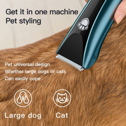 Waterproof Pet Shaver Dog Electric Hair Clipper, Specification: Standard(Gray)-garmade.com