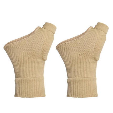 Warm and Cold Protection Gym Half Finger Gloves, Size: S(Skin Color)-garmade.com
