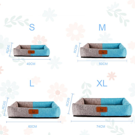 YD-XD03 Summer Pet Breathable Cooler Mat Pet Bed, Size: 40x30cm(Mint Green Cat)-garmade.com