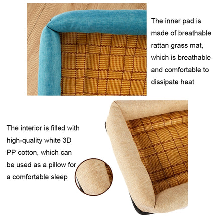 YD-XD03 Summer Pet Breathable Cooler Mat Pet Bed, Size: 40x30cm(Gray Blue)-garmade.com