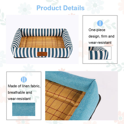 YD-XD03 Summer Pet Breathable Cooler Mat Pet Bed, Size: 40x30cm(Gray Blue)-garmade.com