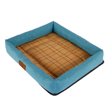 YD-XD03 Summer Pet Breathable Cooler Mat Pet Bed, Size: 50x40cm(Lake Blue)-garmade.com