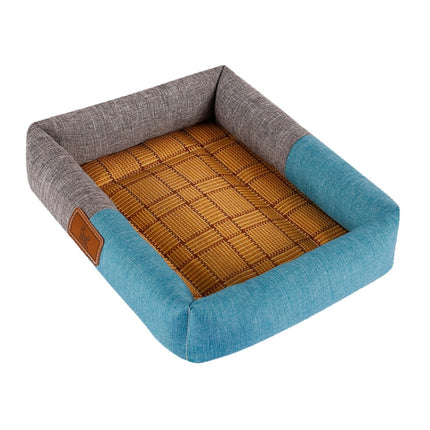 YD-XD03 Summer Pet Breathable Cooler Mat Pet Bed, Size: 60x50cm(Gray Blue)-garmade.com