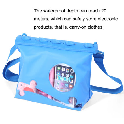 Tteoobl One-Shoulder Crossbody Drifting Diving Bag Waterproof Sundries Storage Bag, Size: Medium (Pink)-garmade.com