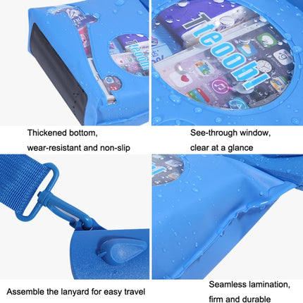 Tteoobl One-Shoulder Crossbody Drifting Diving Bag Waterproof Sundries Storage Bag, Size: Medium (Blue)-garmade.com