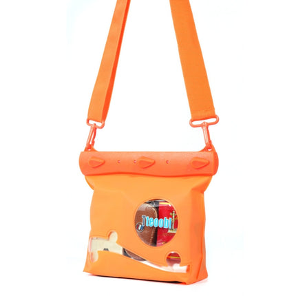 Tteoobl One-Shoulder Crossbody Drifting Diving Bag Waterproof Sundries Storage Bag, Size: Medium (Orange)-garmade.com