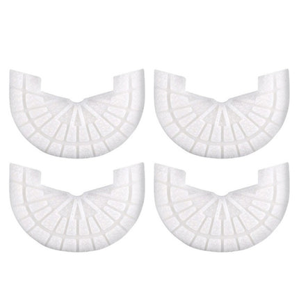 2 Pairs Thickened Rubber Sole Heel Wear-Resistant Non-Slip Patch, Size: 37-38cm(White)-garmade.com