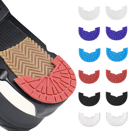 2 Pairs Thickened Rubber Sole Heel Wear-Resistant Non-Slip Patch, Size: 41-42cm(Transparent)-garmade.com