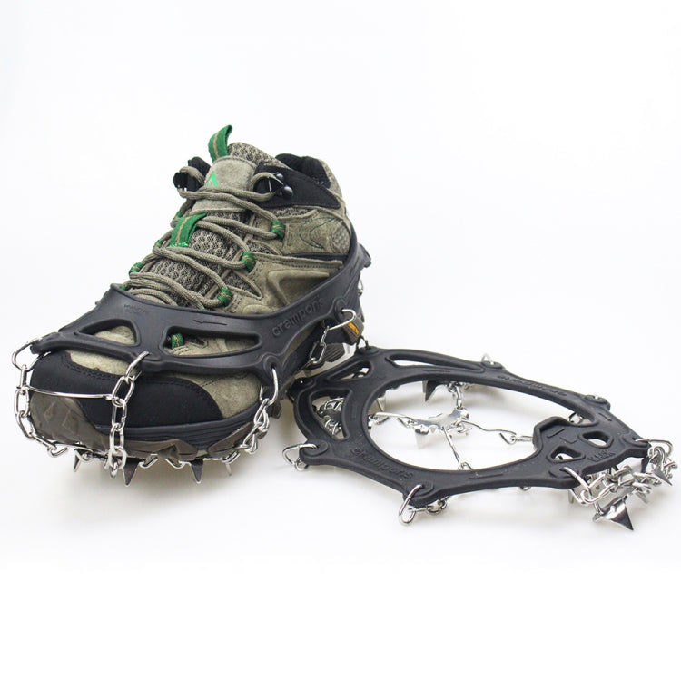 Pair 23 Spikes Crampons Outdoor Winter Walk Ice Fishing Snow
