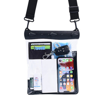 Tteoobl T-019A Sundries Storage Bag Phone Waterproof Shoulder Messenger Bag, Size: One Code(Black)-garmade.com