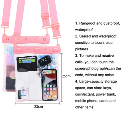 Tteoobl T-019A Sundries Storage Bag Phone Waterproof Shoulder Messenger Bag, Size: One Code(Pink)-garmade.com