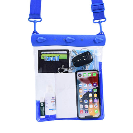 Tteoobl T-019A Sundries Storage Bag Phone Waterproof Shoulder Messenger Bag, Size: One Code(Blue)-garmade.com