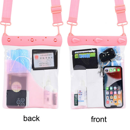 Tteoobl T-019A Sundries Storage Bag Phone Waterproof Shoulder Messenger Bag, Size: One Code(Pink)-garmade.com