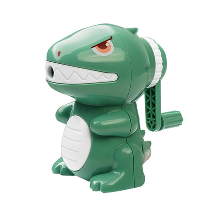 Cartoon Hand-cranked Automatic Pencil Sharpener, Style: Little Dinosaur (Lauret Green)-garmade.com