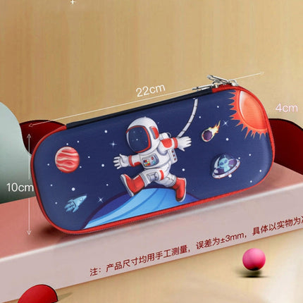 S-888 Elementary School Cartoon EVA Pencil Case Anti-fall Stationery Box, Style:(Plane panda)-garmade.com