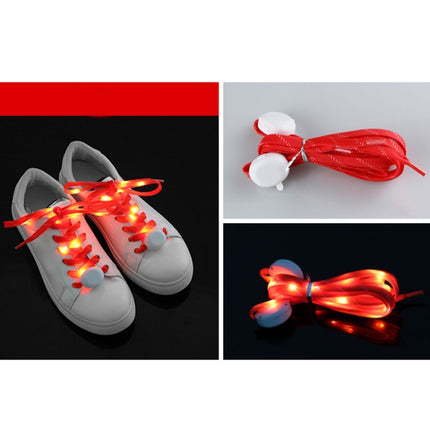 1 Pair LED Light-up Shoelace Stage Performance Luminous Shoelace,Color: Red-garmade.com