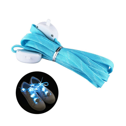 1 Pair LED Light-up Shoelace Stage Performance Luminous Shoelace,Color: Blue-garmade.com