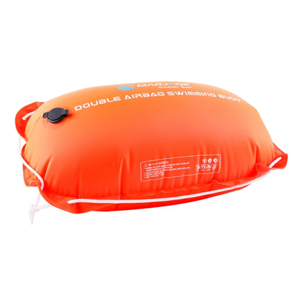 MARJAQE Single Air Bag Safety Training Swimming Buoy with Waist Belt(Orange)-garmade.com