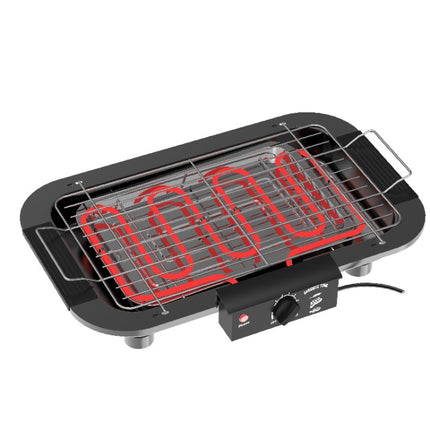 1800W Electric Grill Home BBQ Grill, EU Plug(Red)-garmade.com